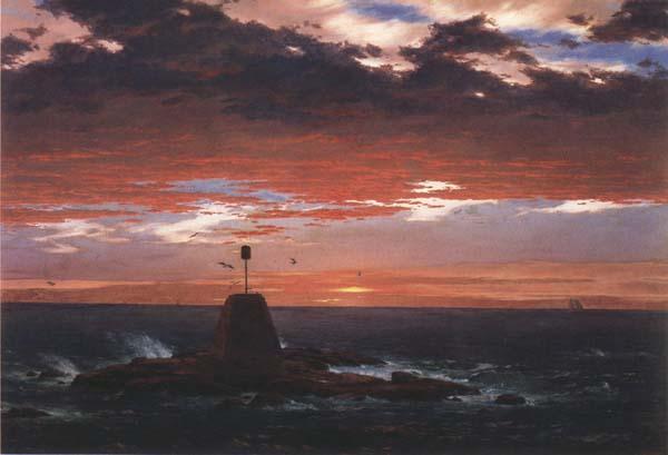 Frederic E.Church Beacon,off Mount  Desert Island France oil painting art